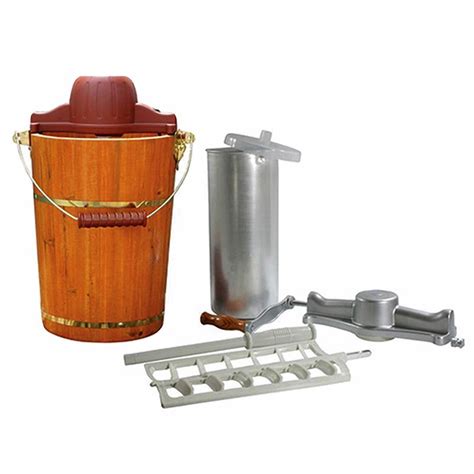 ice cream maker metal housing kits for hand crank|hand crank ice cream maker accessories.